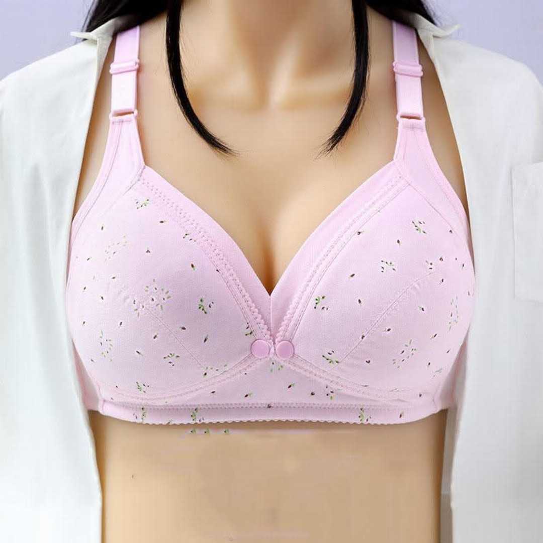 ব্রেস্টফিডিং,ম্যাটারনিটি,ব্রা,ফর,উইমেন,(Soft,Pink,Color)