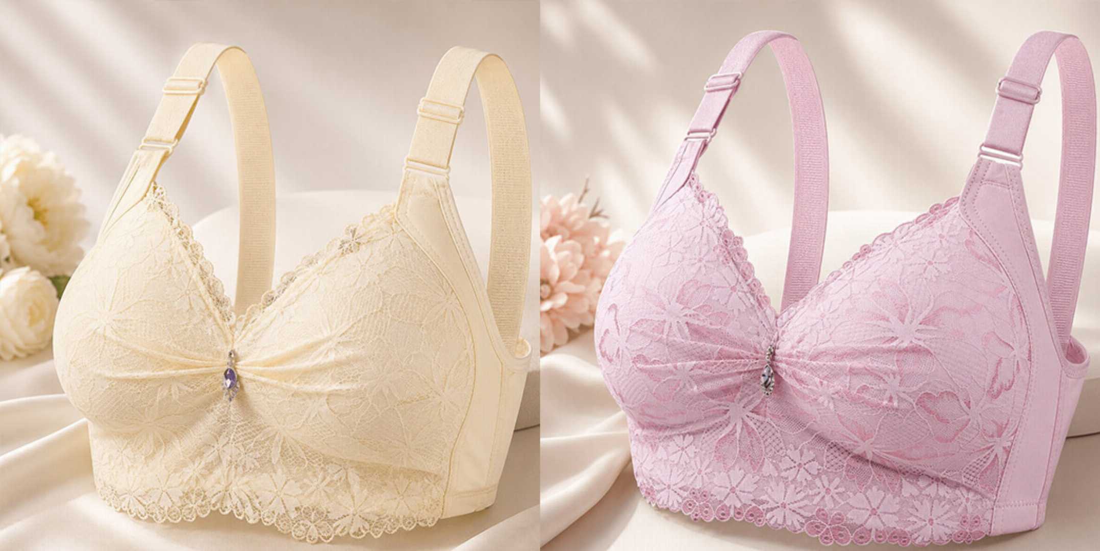 💜🤍,2-Pce,China,Eye,Catching,Round,Shape,Bra,–,Onion,&,Cream,/,Off-White,🤍💜